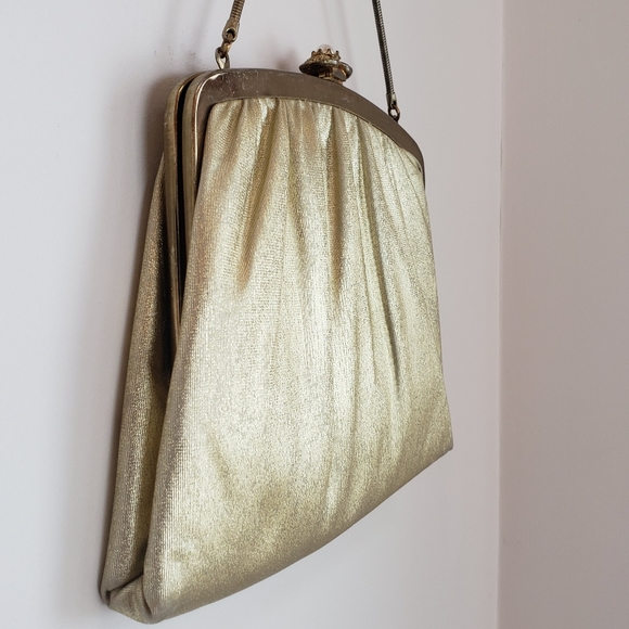 1950s gold Andes Vintage purse - Picture 3 of 7